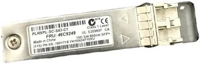 Main image of IBM 46C9249 - 10GB 850NM FIBER SFP TRANSCEIVER 78P1716