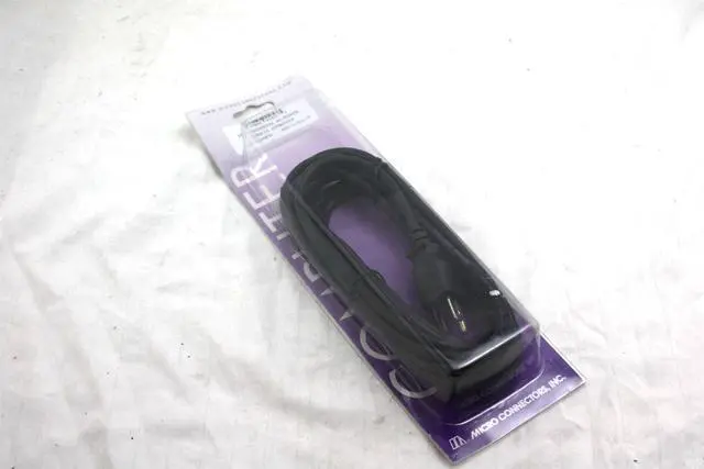 Main image of NEW Micro Connectors 15Ft Universal AC Power Cord UL Approved M05-113UL-15 6266850