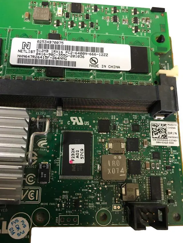 Alt view image 5 of 6 - Dell 0W56W0 PERC H700 RAID Controller 512MB SAS/SATA