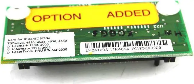 Alt view image 2 of 3 - Lexmark T52x T62x 4520 4525 4530 4540 Card For IPDS / SCS / TNE 56P2030