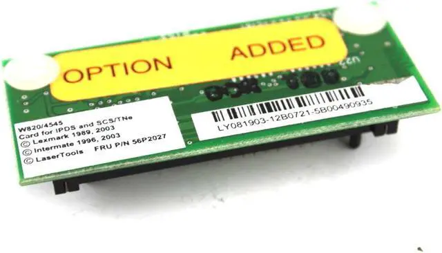 Alt view image 2 of 3 - Lexmark W820 4545 Card For IPDS / SCS / TNE 56P2027