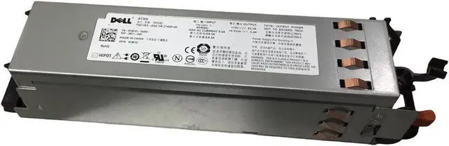 Alt view image 2 of 7 - Dell PowerEdge 2950 Server 7001452-J000 OR Z750P-00 750W Power Supply C901D 0C901D