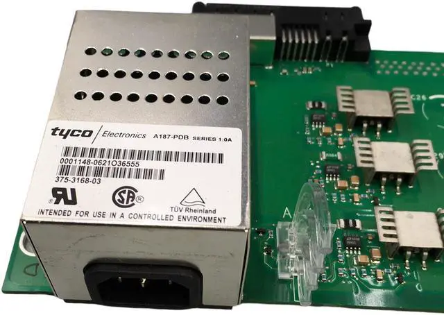 Alt view image 5 of 5 - Tyco A187-PDB SUN 375-3168-03 Power Supply Backplate XA187