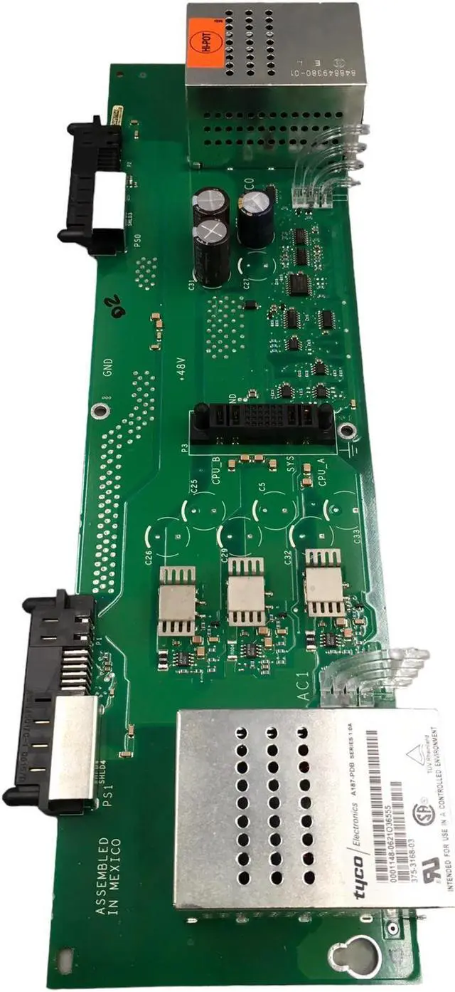 Alt view image 4 of 5 - Tyco A187-PDB SUN 375-3168-03 Power Supply Backplate XA187