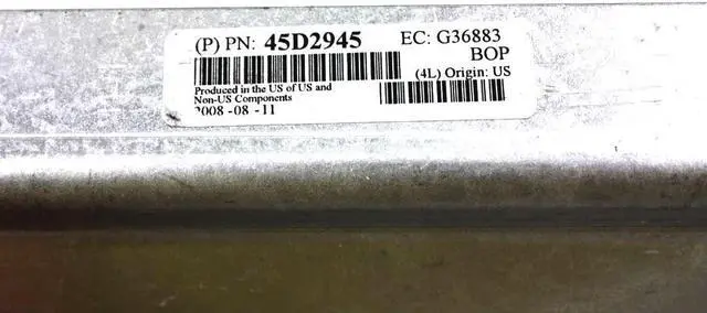 Alt view image 3 of 3 - IBM G36883 Server Bracket 7" Length 45D2945