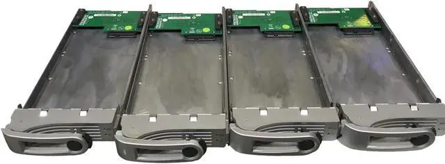 Alt view image 3 of 5 - Lot of 4 Promise GP0548-03 REV A2 VTrak SATA MUX Adapters with HDD Trays