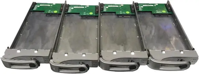 Main image of Lot of 4 Promise GP0548-03 REV A2 VTrak SATA MUX Adapters with HDD Trays