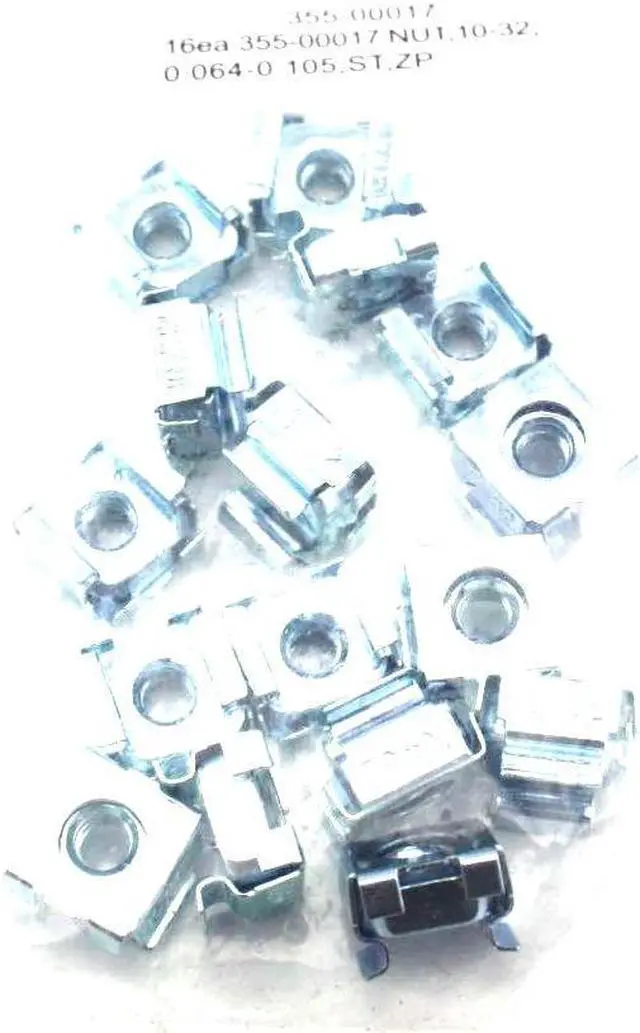Main image of Server Hardware Pack of 16 NUTS 10-32 0.064-0.105, ST, ZP 113-00068 355-00017