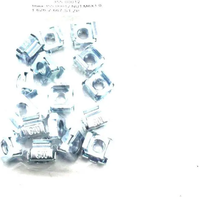 Main image of Genuine Server Hardware Pack of 16 NUTS, M6X1.0, 1.626-2667, ST,ZP 355-00012