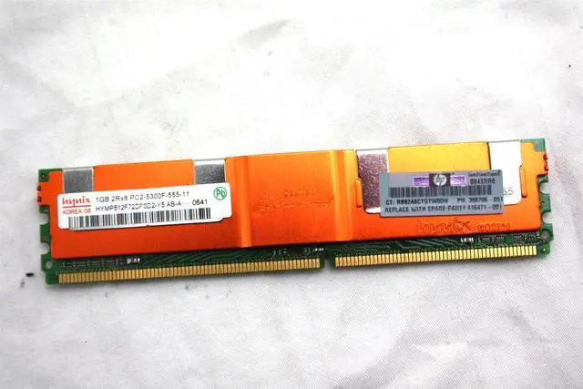 Alt view image 3 of 3 - HP Server Memory 1GB DDR2 2RX8 666GHz ECC 240 Pin C0XYDL7 PC2-5300F-555-11-B0 398706-051
