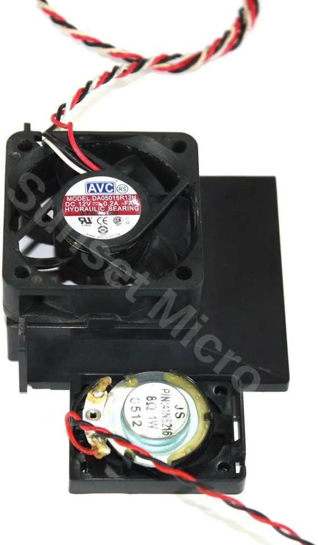 Alt view image 3 of 3 - AVC 19671, 19668 Desktop 12V 3-Pin Cooling Fan Da05015R12H