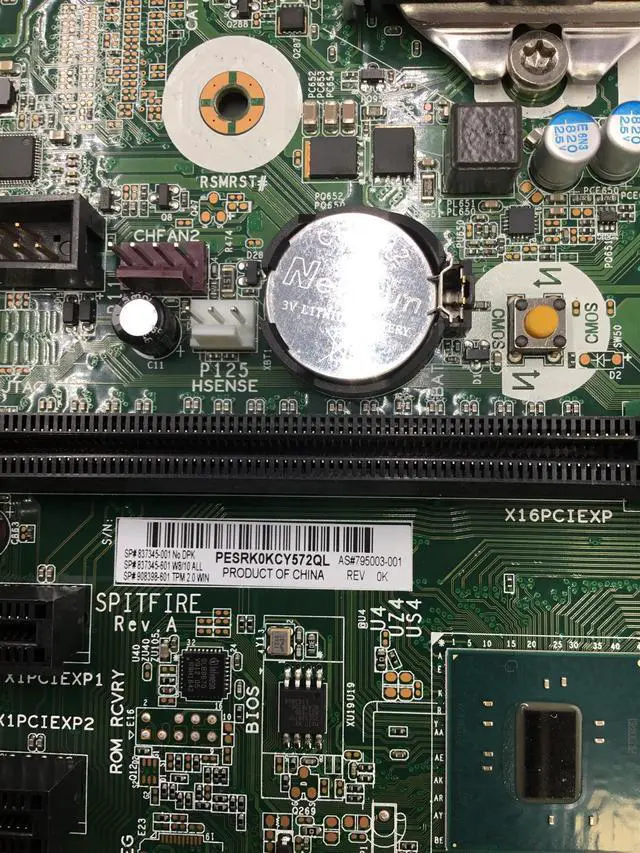 Alt view image 3 of 4 - HP Z240 SFF Motherboard LGA1151 837344-001 795003-001 837345-001