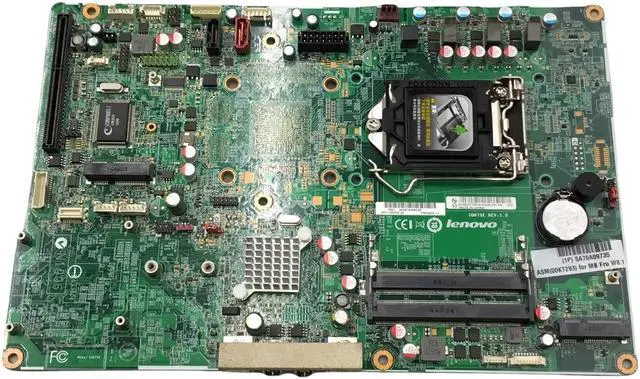 Alt view image 7 of 7 - Lenovo ThinkCentre M93Z All In One IQ87SE Rev: 1.0 4551-000520-20 Motherboard