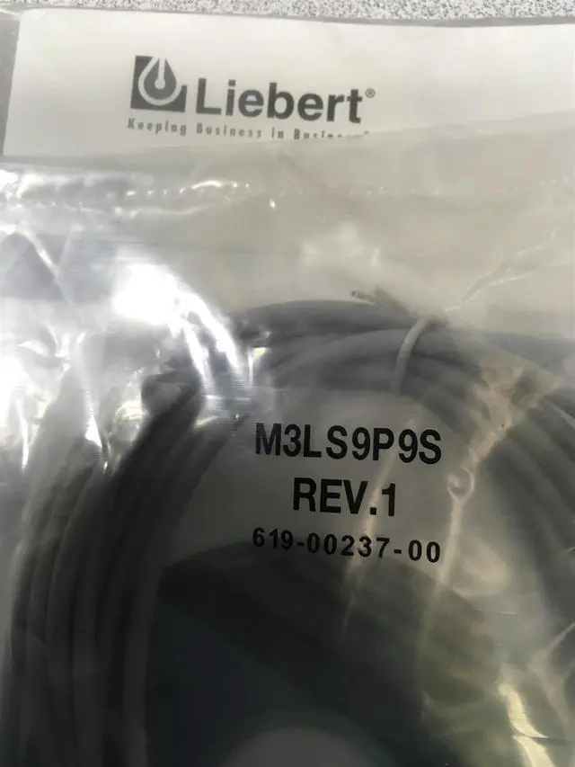 Alt view image 3 of 3 - LIEBERT Keeping Business in Business M3LS9P9S Interface Cable, NEW!