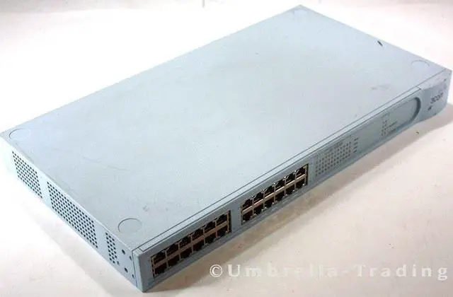 Alt view image 3 of 3 - 3Com Superstack 3 24 Port Switch 3300XM 3C16985B