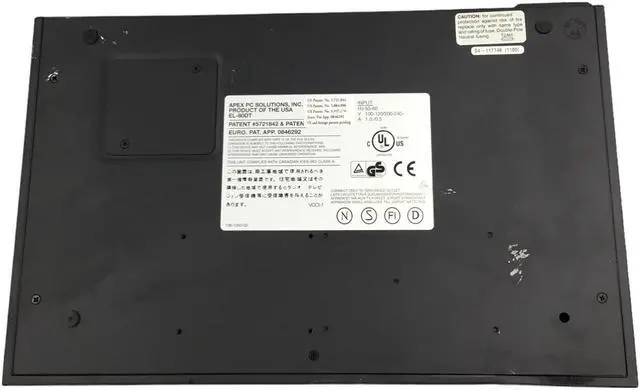 Alt view image 4 of 4 - Apex EL-80DT 8 Port KVM Switch