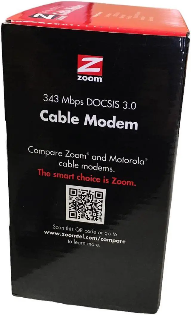 Alt view image 3 of 7 - ZOOM CABLE MODEM 343 Mbps DOCSIS 3.0 MODEL 5341