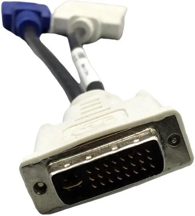 Alt view image 3 of 5 - DVI-I 24+5 Pin to DVI/VGA Female Splitter Cable Adapter 0X2026