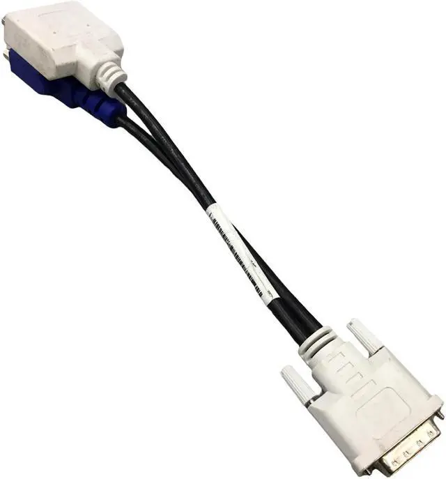 Alt view image 4 of 5 - DVI-I 24+5 Pin to DVI/VGA Female Splitter Cable Adapter 0X2026