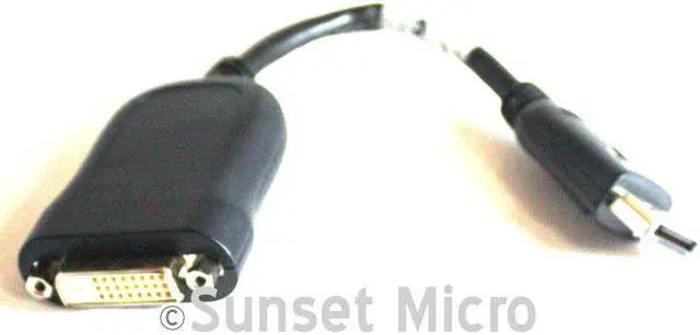 Alt view image 2 of 3 - HP DisplayPort (DP) to DVI-D Adapter / Converter HPK-481409-001