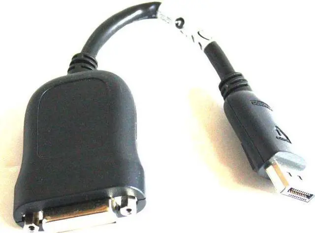 Alt view image 3 of 3 - HP DisplayPort (DP) to DVI-D Adapter / Converter HPK-481409-001