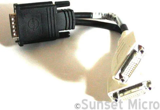 Alt view image 5 of 6 - Dell Molex DMS-59 to Dual DVI Y Splitter Connector Cable 0H9361 0J9256 (68573-0004)