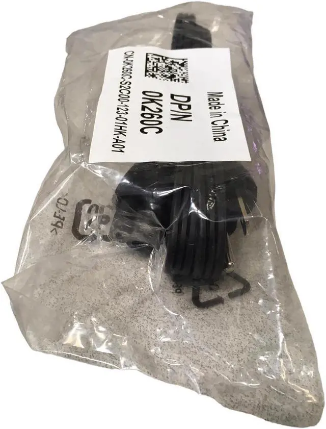 Alt view image 3 of 3 - Dell Three Prong Power Cable 0K260C, NEW!