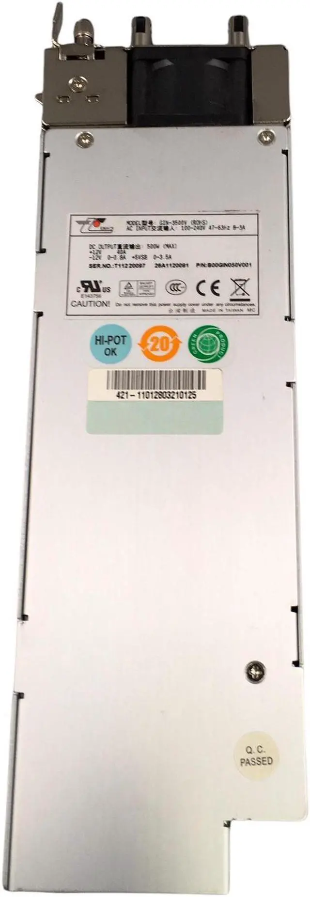 Alt view image 2 of 5 - Emacs GIN-3500V 500W Power Supply B00GIN050V001