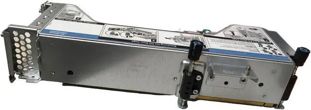 Alt view image 4 of 7 - HP ProLiant DL380 G5 PCI-E Riser Card With Cage 408786-001 012519-001 391725-001