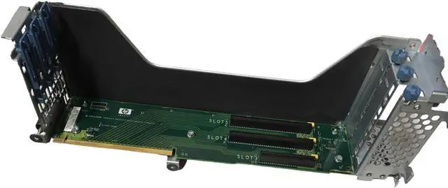 Alt view image 7 of 7 - HP ProLiant DL380 G5 PCI-E Riser Card With Cage 408786-001 012519-001 391725-001