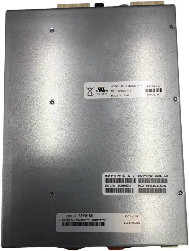 Alt view image 2 of 4 - NetApp Drive Module I/F-4 SAS Controller Expansion Module 100120-113 69Y0189
