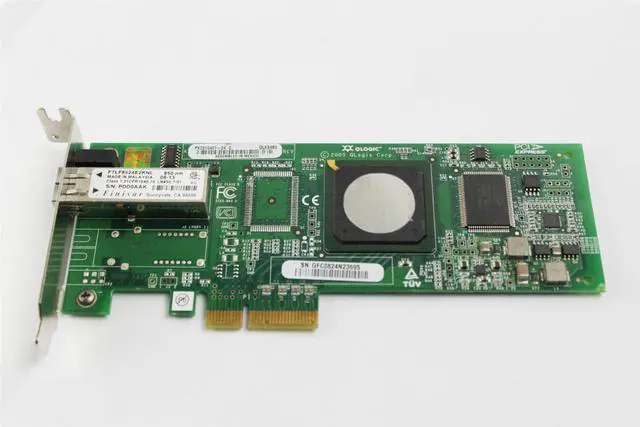 Alt view image 3 of 5 - IBM X-Series x3850 x3690 Server QLogic QLE2460 Low Profile PCI Fiber Channel Network Adapter Card 4GB 39R6526 39R6592