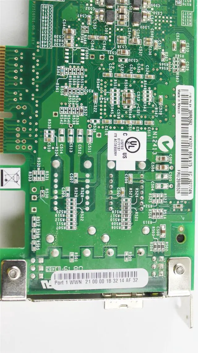 Alt view image 5 of 5 - IBM X-Series x3850 x3690 Server QLogic QLE2460 Low Profile PCI Fiber Channel Network Adapter Card 4GB 39R6526 39R6592