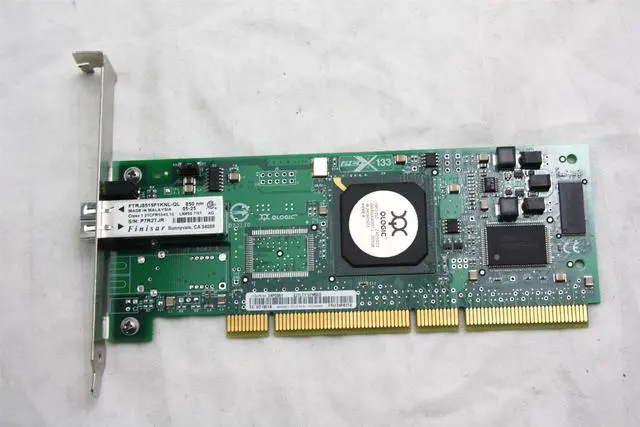 Alt view image 3 of 3 - IBM x3950 x3650 QLogic QLA2340 Single Port 2GB High Profile PCI Fiber Channel Network Adapter Card 24P8174 24P0961
