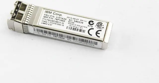 Main image of IBM Server 8GBp/s Optical Transceiver Module 31P1630 78P1660 FTLF8528P2BCV-IK