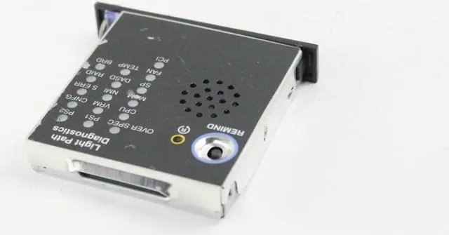 Alt view image 2 of 3 - IBM X-Series x3550 x3650 Server Power Button Light Path LED Panel 43W0625 43W0010
