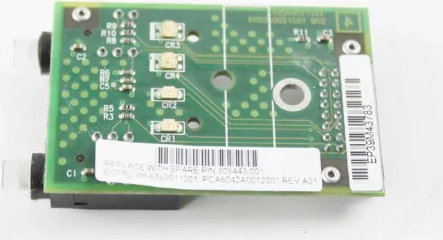 Alt view image 4 of 6 - HP Compaq ProLiant DL360 G3 Server LED Power Switch Board 305449-001 395A0021501