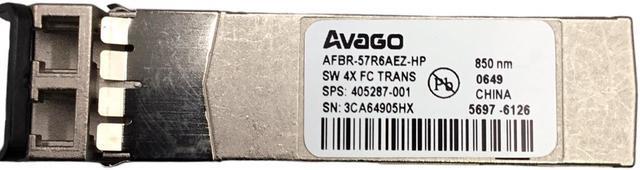Alt view image 2 of 3 - Lot Of 15 Avago AFBR-57R5AEZ-HP SW 4X FC 850mm Transceiver 405287-001