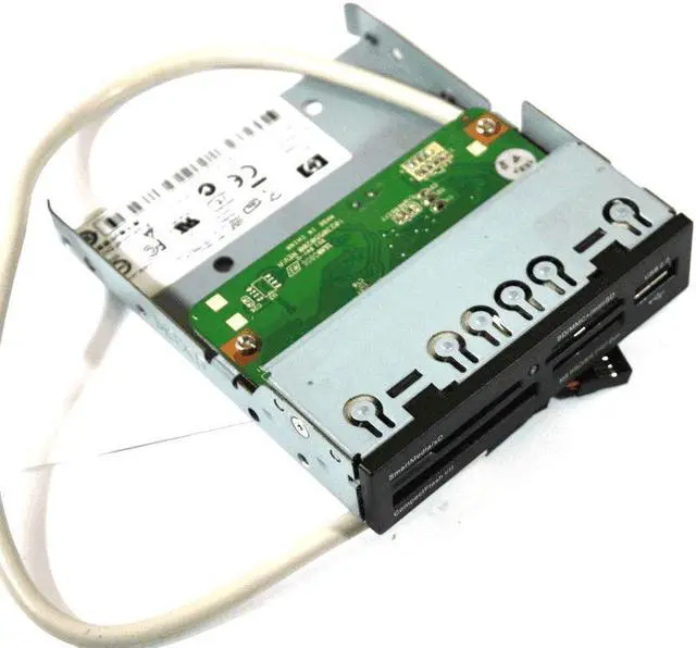 Alt view image 2 of 3 - HP Compaq memory/media card reader Panel  SFF With Cable 432548-001 405955-003 CR504U2 405955-006 487559-001