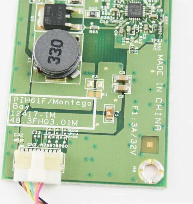 Alt view image 5 of 5 - IBM Lenovo M71Z M72Z AIO All-In-One PC Type 3554 LCD Converter Board W/ Cable 03T6615 12417-1M