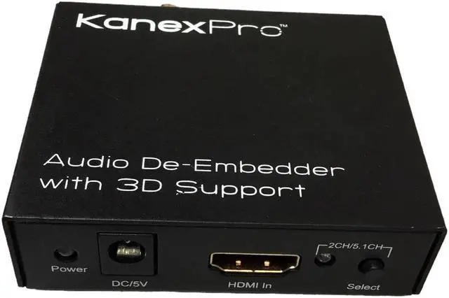 Main image of KanexPro HAECOAX Audio De-Embedder with 3D Support HDMI in HDMI out