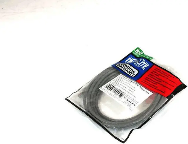 Alt view image 2 of 3 - Tripp Lite Network Cables 10' Grey RJ-45 M - RJ-45 M N201-010-GY