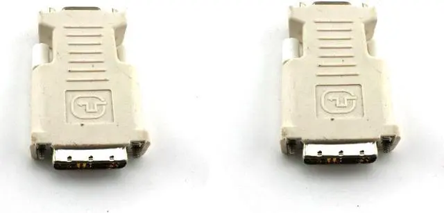 Alt view image 2 of 3 - Lot of 2 Dell DVI-A to VGA Video Converter Adapter male to female 0J8461 J8461 06D822 6D822