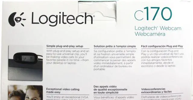 Alt view image 2 of 4 - NEW Logitech C170 USB WebCam V-U0026 860-000379