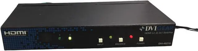 Main image of DVIGear DVI-4521b HDMI (v1.3) 2x1 Switcher