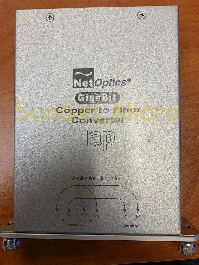 Alt view image 4 of 5 - Net Optics GigaBit Copper to Fiber Converter Tap TX/SX CVT-GCU/SX With 2 AC/Adapters