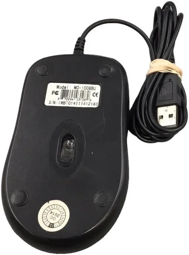 Alt view image 3 of 3 - iMicro MO-1008BU Wired USB Optical Mouse, Black