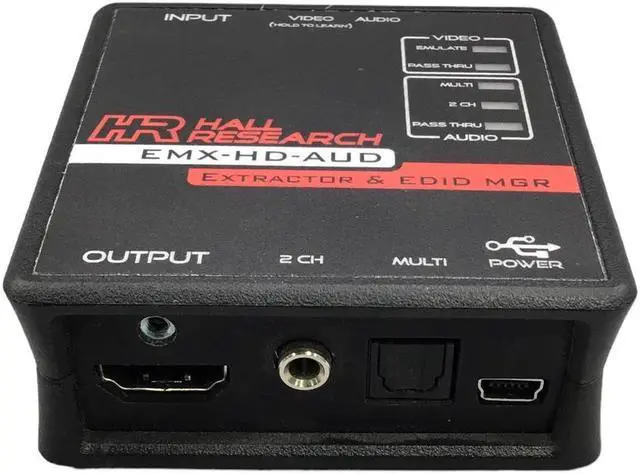 Alt view image 4 of 4 - Hall Research EMX-HD-AUD HDMI Audio Extractor