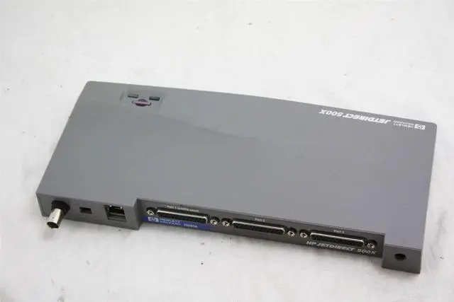 Alt view image 3 of 3 - HP JetDirect 500X 10/100Base-TX 3-Port External Print Server J3265-61002