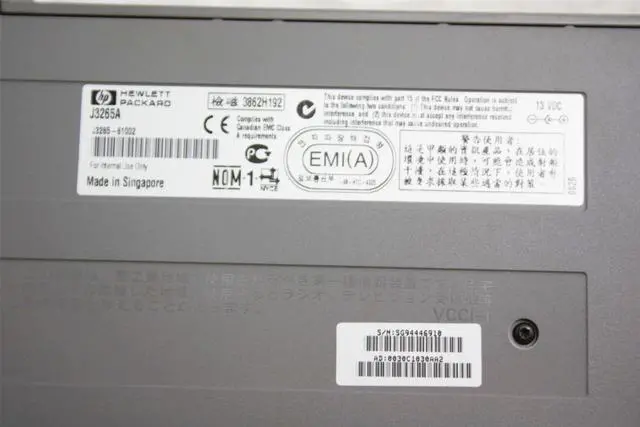 Alt view image 2 of 3 - HP JetDirect 500X 10/100Base-TX 3-Port External Print Server J3265-61002